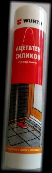 СИЛИКОН АЦЕТАТЕН ПРОЗРАЧЕН Wurth