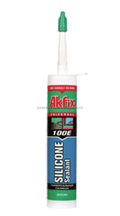 Силикон универсален безцветен 280ml 100E Akfix